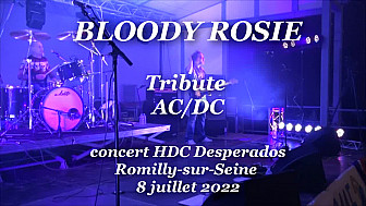 TV Locale Romilly-sur-Seine - Extrait du concert de Bloody Rosie tribute AC/DC au festival HDC Desperados