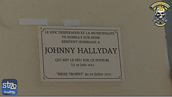 TV Locale Romilly-sur-Seine : inauguration de la stèle Johnny Hallyday 